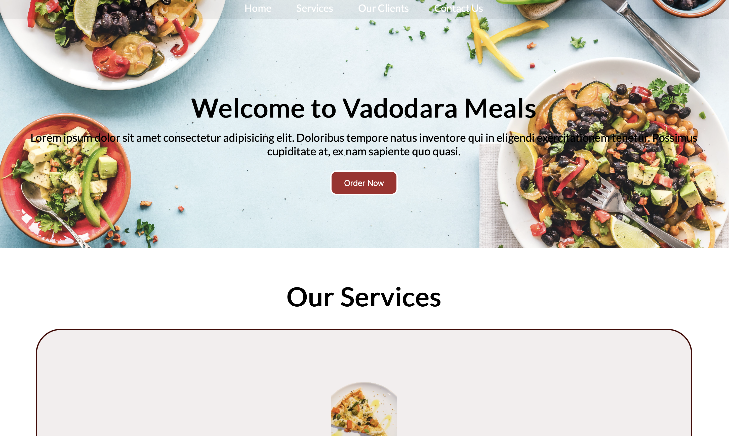 Vadodara Meals Site Icon